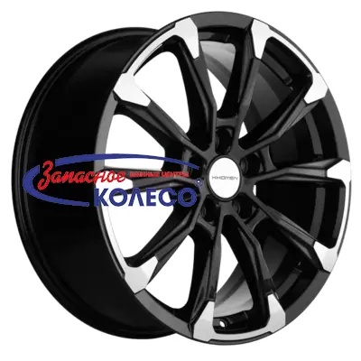 18'' 5x114,3 ET50 D67,1 7,5J Khomen Wheels KHW1808 (K5/Santafe) Black-FP