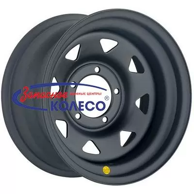 15'' 5x139,7 ET-19 D110 8,0J Off-Road Wheels УАЗ (треуг. мелкий) Черный матовый