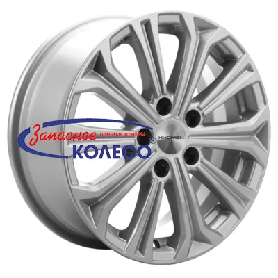 16'' 5x112 ET46 D57,1 6,5J Khomen Wheels KHW1610 (Octavia) F-Silver