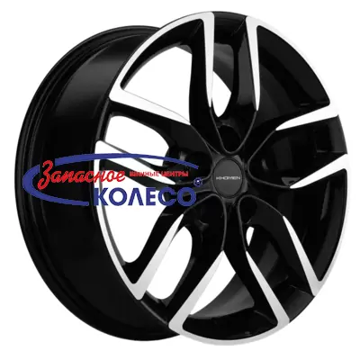 17'' 5x108 ET43 D65,1 6,5J Khomen Wheels KHW1708 (Dongfeng AX7/Evolute i-PRO) Black-FP