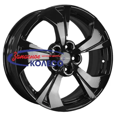 17'' 5x108 ET40 D54,1 7,0J Khomen Wheels KHW1724 (Jac/Москвич 3) Black