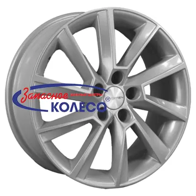 16'' 5x100 ET38 D57,1 6,0J Khomen Wheels KHW1604 (Kamiq/Rapid/Scala) F-Silver