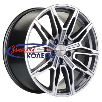 19'' 5x112 ET30 D66,6 8,5J Khomen Wheels KHW1904 (BMW Front) Gray-FP