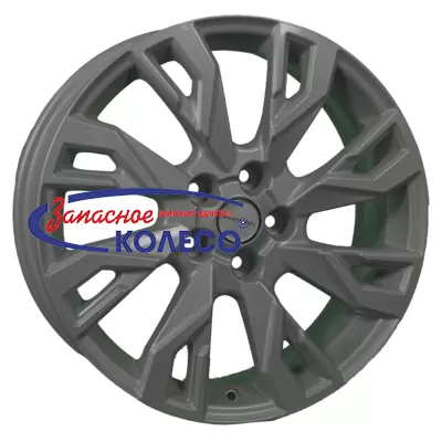 18'' 5x114,3 ET37 D66,5 7,0J Khomen Wheels KHW1809 (Dargo/Jolion) F-Silver