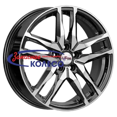 18'' 5x114,3 ET47 D66,1 6,5J iFree Бомбей (КС1075) Блэк Джек