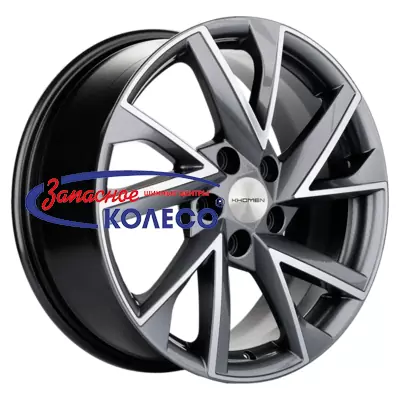 17'' 5x110 ET40 D67,1 7,0J Khomen Wheels KHW1714 (Evolute i-Joy) Gray-FP