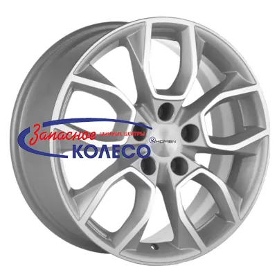 17'' 5x114,3 ET40 D57,1 7,0J Khomen Wheels KHW1713 (Besturn X40) F-Silver-FP