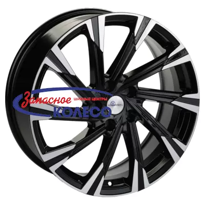 19'' 5x114,3 ET38 D67,1 7,5J Khomen Wheels KHW1901 (Outlander) Black-FP