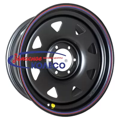 15'' 6x139,7 ET-25 D110 8,0J Off-Road Wheels Тойота Ниссан (треуг. мелкий) черный