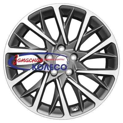 18'' 5x114,3 ET45 D60,1 7,5J Khomen Wheels KHW1804 (Camry) Gray-FP