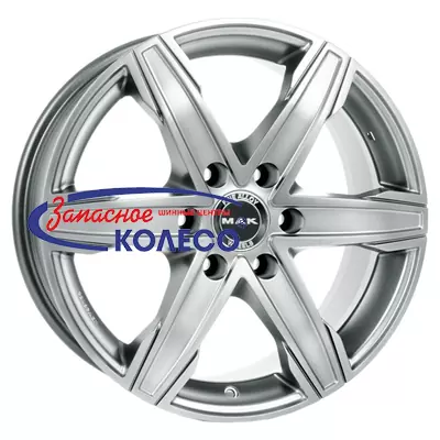 16'' 6x130 ET62 D84,1 6,5J MAK King 6 Silver