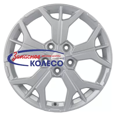 17'' 5x114,3 ET39 D60,1 7,0J Khomen Wheels KHW1715 (RAV4) F-Silver