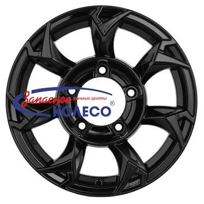 15'' 5x139,7 ET5 D98,5 5,5J Khomen Wheels KHW1505 (Lada NIVA 4x4) Black