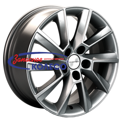 15'' 5x100 ET40 D57,1 6,0J Khomen Wheels KHW1507 (Polo) Gray-FP