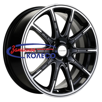17'' 4x100 ET43 D60,1 6,5J Khomen Wheels KHW1707 (Lada Vesta Cross) Black-FP