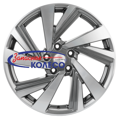 18'' 5x114,3 ET45 D67,1 7,5J Khomen Wheels KHW1801 (Xceed/CX-3/5) Gray-FP