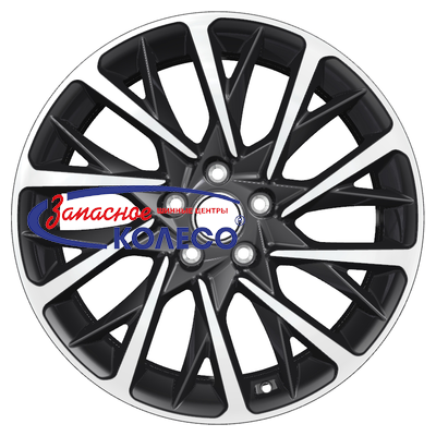 18'' 5x112 ET39 D66,6 7,5J Khomen Wheels KHW1804 (Audi A4/A6) Black-FP