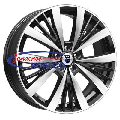 19'' 5x114,3 ET34 D66,6 7,5J K&K Марвел (КС881) Алмаз черный SK