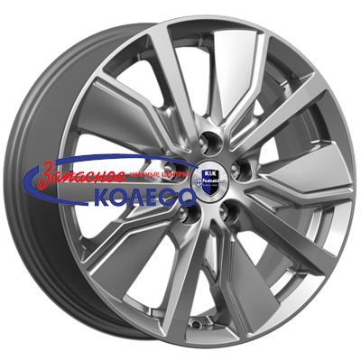 16'' 5x100 ET38 D57,1 6,5J K&K Гамбит (КС961) Дарк платинум