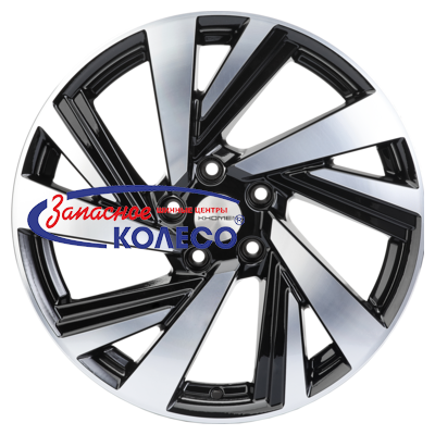 18'' 5x114,3 ET50 D66,1 7,5J Khomen Wheels KHW1801 (Murano) Black-FP