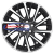 18'' 5x108 ET52,5 D63,3 7,5J Khomen Wheels KHW1804 (Kuga) Black-FP